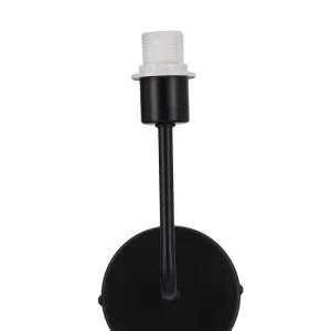 Nástenná lampa Pasteri matná čierna a béžová
