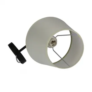 Nástenná lampa Pasteri matná čierna a béžová