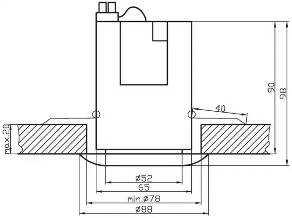 Stropné svietidlo biele okrúhle OZS-02