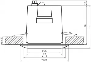 STROPNÁ LAMPA ozs-09