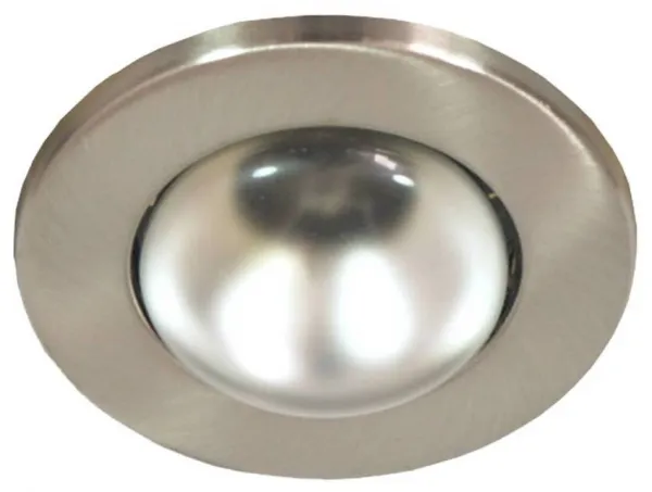 Stropná lampa, saténový nikel, okrúhla, OZS-01