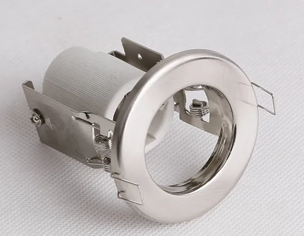 Stropná lampa, saténový nikel, okrúhla, OZS-01