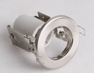 Stropná lampa, saténový nikel, okrúhla, OZS-01