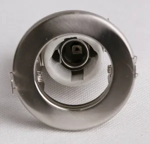 Stropná lampa, saténový nikel, okrúhla, OZS-01
