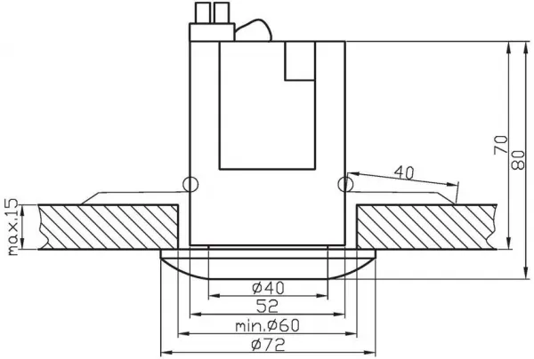 Stropné svietidlo biele okrúhle OZS-01