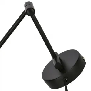 Nástenná lampa čierna nastaviteľná 1xE27 Espera