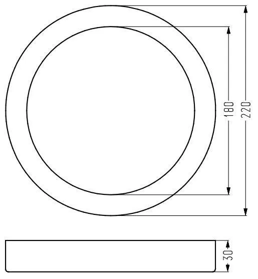 Stropné svietidlo Spn-05 IP20 LED