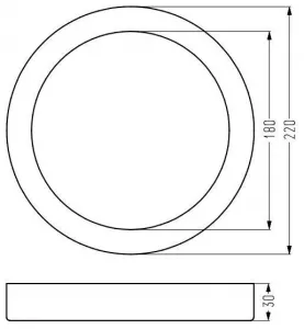 Stropné svietidlo Spn-05 IP20 LED