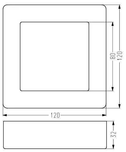 Stropné svietidlo Spn-06 IP20 LED