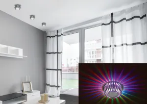 RGB LED stropné svietidlo