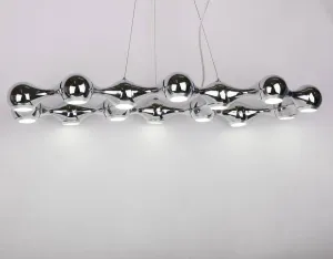 LED stropné svietidlo 3 14X3W chróm
