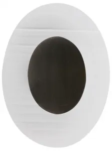 LED nástenná lampa 16x0,065W 22cm oválna