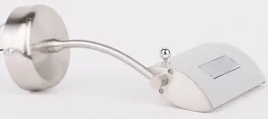 Saténová nastaviteľná nástenná lampa Office