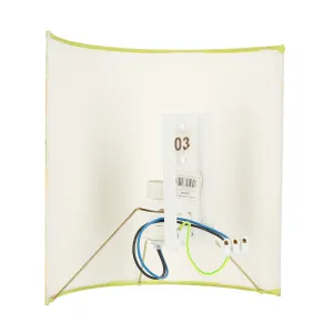 Nástenná lampa 1X40W E14 zelená oranžová MAJA