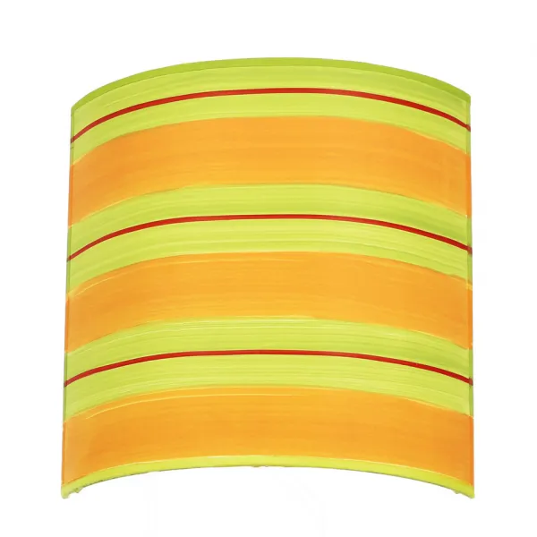 Nástenná lampa 1X40W E14 zelená oranžová MAJA
