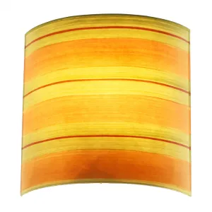 Nástenná lampa 1X40W E14 zelená oranžová MAJA