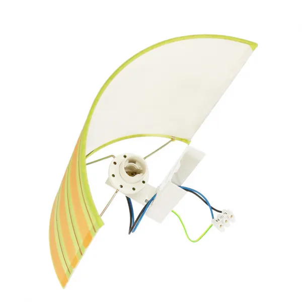 Nástenná lampa 1X40W E14 zelená oranžová MAJA