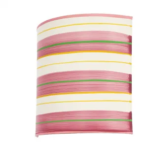 Nástenná lampa 1X40W E14 fialová/žltá MAJA
