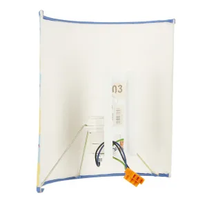 Nástenná lampa 1X40W E14 modrá/oranžová MAJA