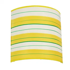 Nástenná lampa 1X40W E14 zelená/žltá MAJA