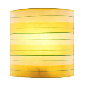 Nástenná lampa 1X40W E14 zelená/žltá MAJA