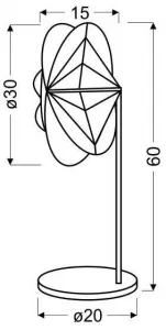 Stolová lampa Black Spider