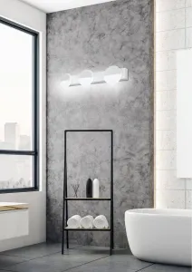 Nástenná lampa do kúpeľne biela trojitá LED 3W 4000K Sing