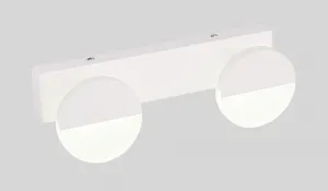 Nástenná lampa do kúpeľne biela dvojitá LED 3W 4000K Sing