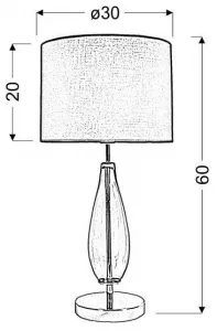 Ružová kancelárska stolová lampa Marrone