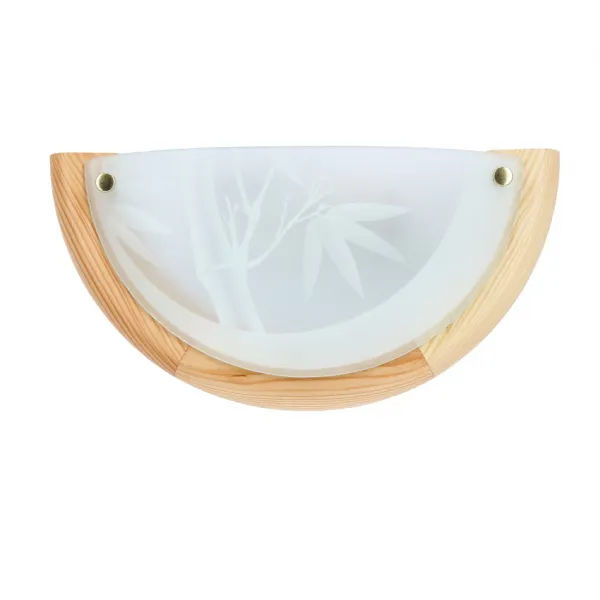 Stropné svietidlo Bambusové stropné svietidlo Drevené Štandardné 1X60 W E27 Borovicové