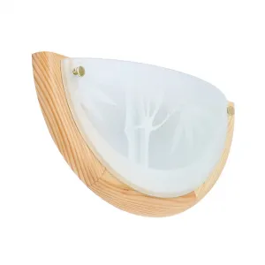 Stropné svietidlo Bambusové stropné svietidlo Drevené Štandardné 1X60 W E27 Borovicové