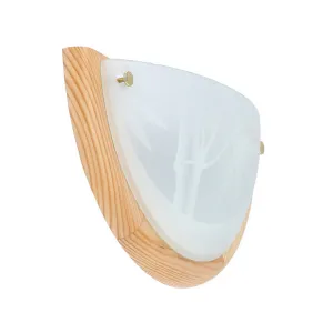 Stropné svietidlo Bambusové stropné svietidlo Drevené Štandardné 1X60 W E27 Borovicové
