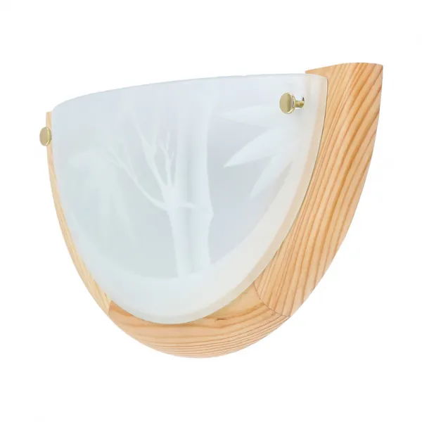 Stropné svietidlo Bambusové stropné svietidlo Drevené Štandardné 1X60 W E27 Borovicové
