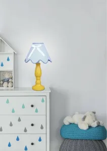 Stolová lampa Lola žlto-modrá