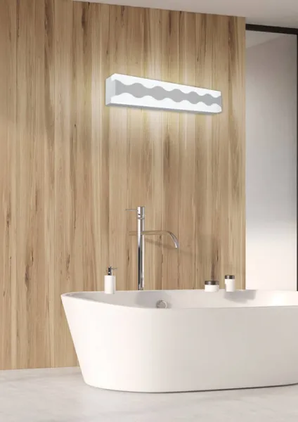 Nástenná lampa do kúpeľne biela LED 10W variabilná farba predná
