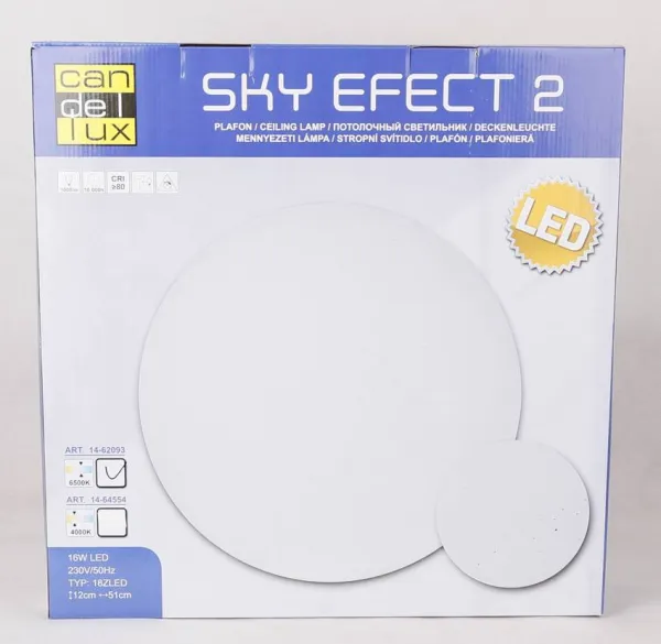 Stropné svietidlo Sky Stropné LED svietidlo 6500K
