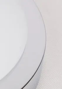 Stropné chrómové svietidlo do kúpeľne 28 cm IP44 60W E27 Roda 11-9691