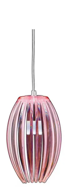 Stropná lampa Abuko 100 cm E27 ružová