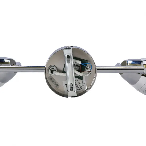 Nástenná LED páska 2X10W E14 chróm MILTON