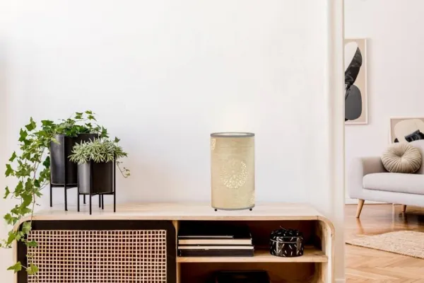 Stolová lampa Perla E14 béžová
