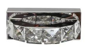 LED krištáľová nástenná lampa Shipi