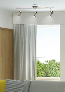 Nástenná svietiaca páska 3X50W GU10 chróm ARKON