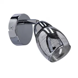 Nástenná lampa 1X10W E14 LED chróm MILTON