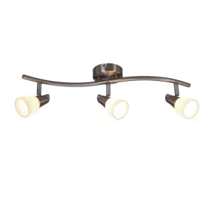 Nástenná lampa 3X40W G9 nikel chróm biela SELIA