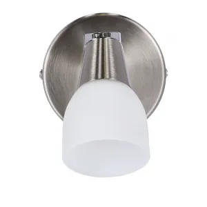 Nástenná lampa 1X40W G9 Matná/Chrómovo biela SELIA