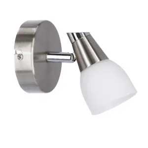 Nástenná lampa 1X40W G9 Matná/Chrómovo biela SELIA