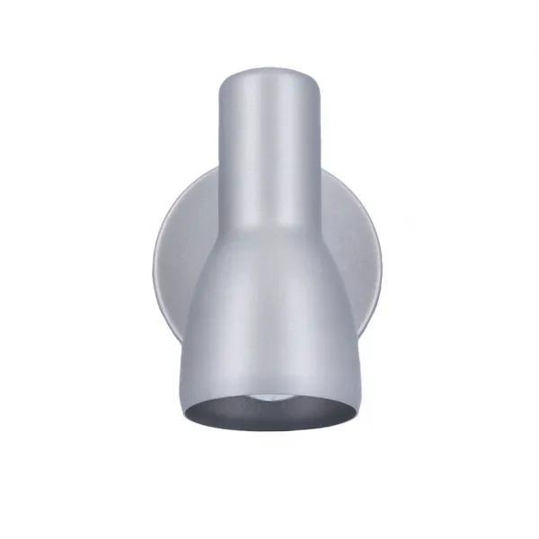 Nástenná lampa Picardo E14 sivo-strieborná