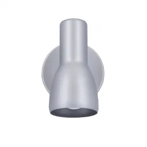 Nástenná lampa Picardo E14 sivo-strieborná