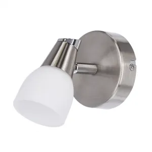 Nástenná lampa 1X40W G9 Matná/Chrómovo biela SELIA