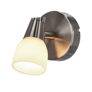 Nástenná lampa 1X40W G9 Matná/Chrómovo biela SELIA
